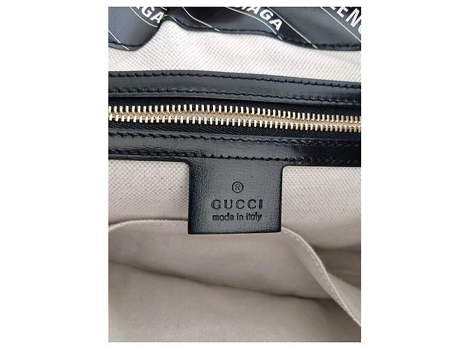 Borsa a tracolla Gucci x Balenciaga Jackie Pelle Nera Nero - vista 10