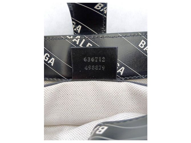 Borsa a tracolla Gucci x Balenciaga Jackie Pelle Nera Nero - vista 11