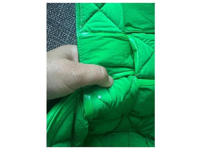 Bottega Veneta Borsa a Spalla Padded Cassette Verde - vista 10