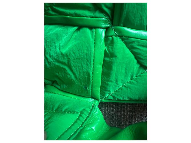 Bottega Veneta Borsa a Spalla Padded Cassette Verde - vista 11