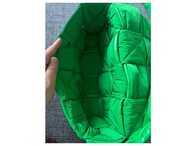 Bottega Veneta Borsa a Spalla Padded Cassette Verde - vista 8
