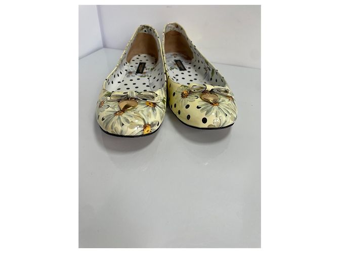Dolce & Gabbana Bailarinas Estampado Daisy - vista 3