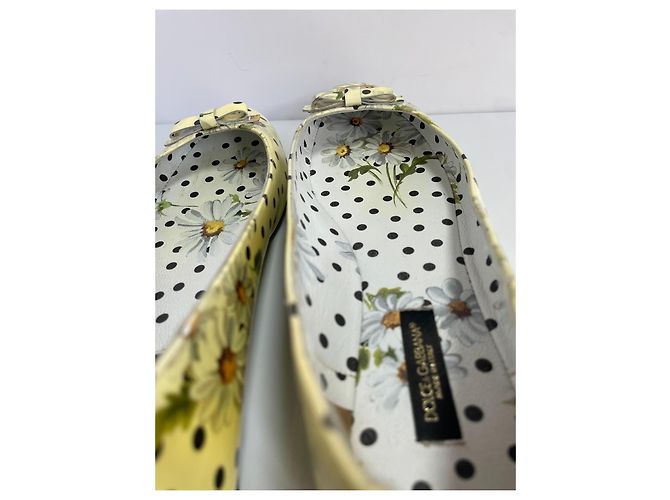 Dolce & Gabbana Bailarinas Estampado Daisy - vista 8