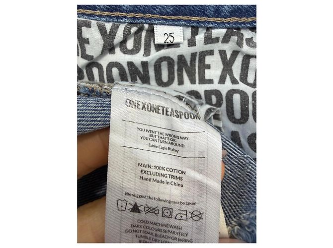Autre Marque One Teaspoon Denim Shorts Blau - Ansicht 4