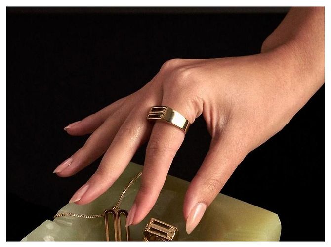 Victoria Beckham Dorian Goldring Golden - Ansicht 2