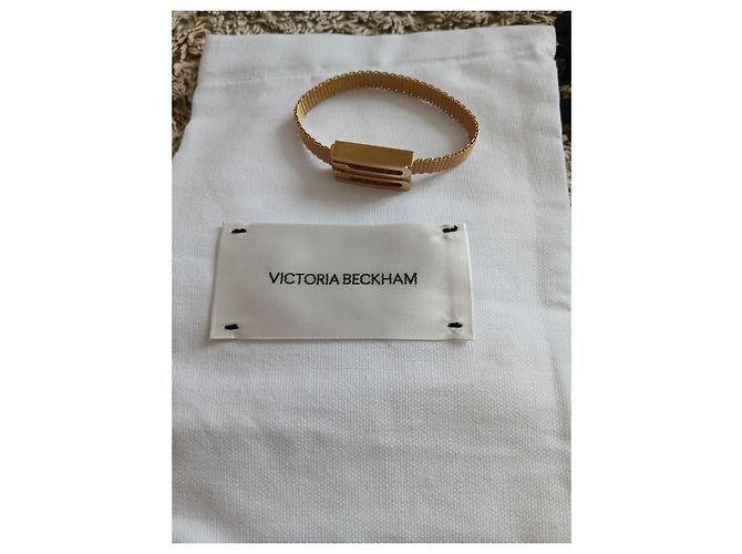 Bracciale a maglia dorata Victoria Beckham D'oro - vista 3