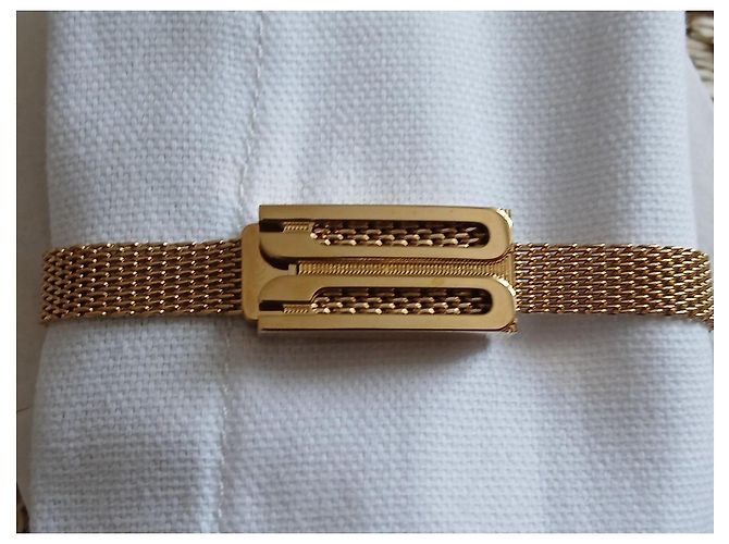 Bracciale a maglia dorata Victoria Beckham D'oro - vista 4