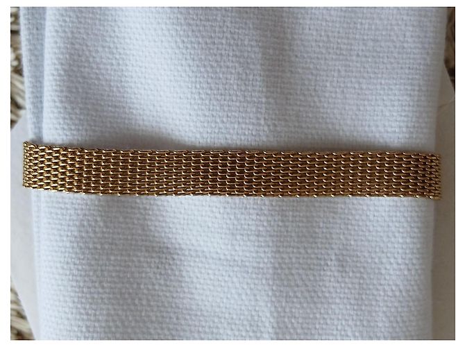 Bracciale a maglia dorata Victoria Beckham D'oro - vista 5