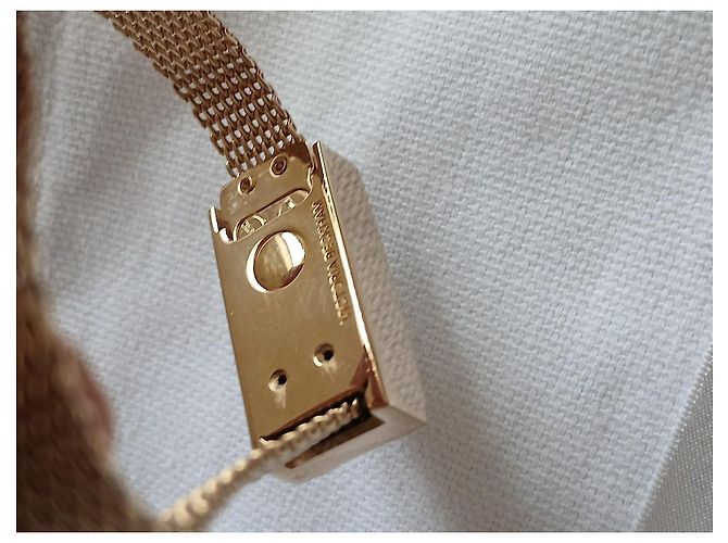 Bracciale a maglia dorata Victoria Beckham D'oro - vista 6