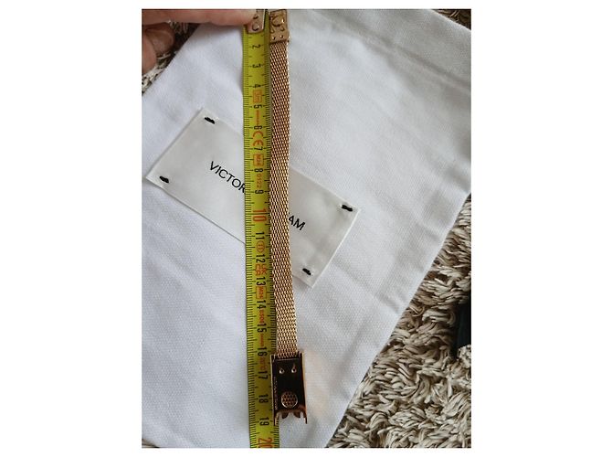 Bracciale a maglia dorata Victoria Beckham D'oro - vista 8