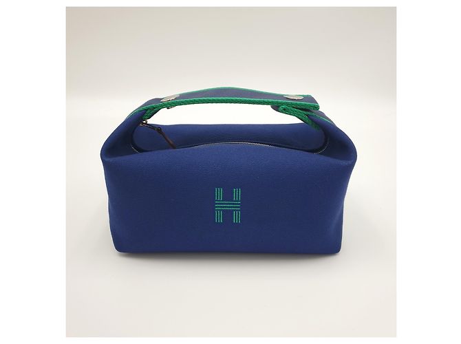 Hermès Pochette Bride-a-Brac PM Marine Blu Verde - vista 2