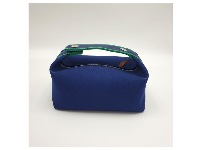 Hermès Pochette Bride-a-Brac PM Marine Blu Verde - vista 3
