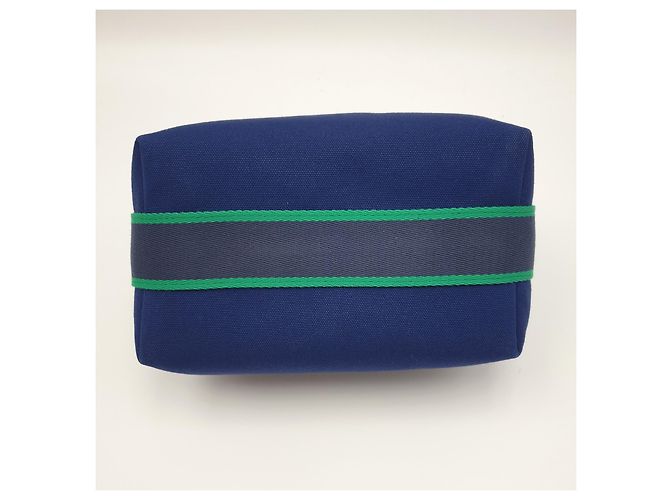 Hermès Pochette Bride-a-Brac PM Marine Blu Verde - vista 5