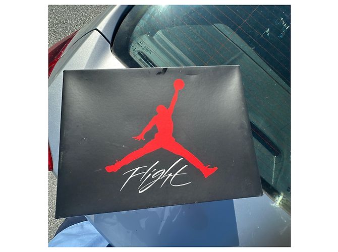 Autre Marque Nike Air Jordan 4 Retro 'White Cement' Nero Bianco Rosso Grigio - vista 12