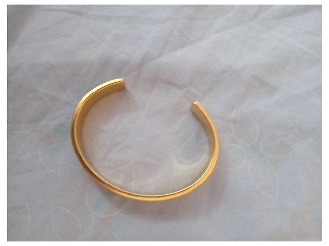 Bracciale rigido Christian Dior in smalto Bianco - vista 3