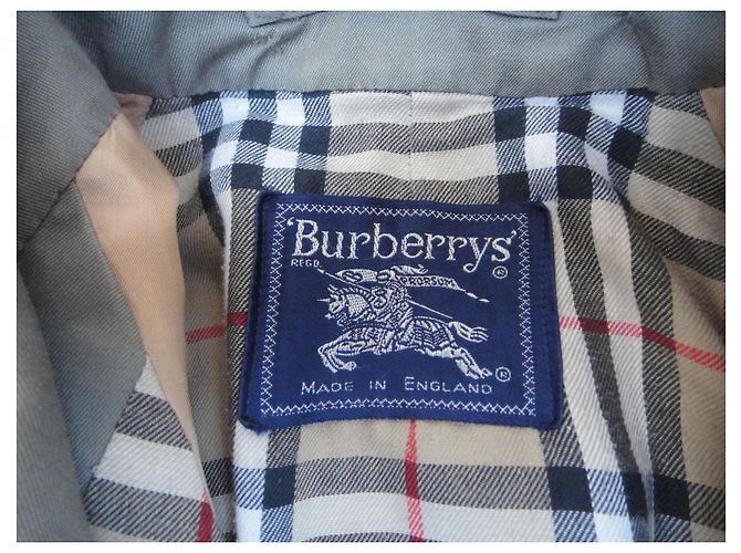 Burberry Gabardine Regenmantel Größe 50 Khaki - Ansicht 6