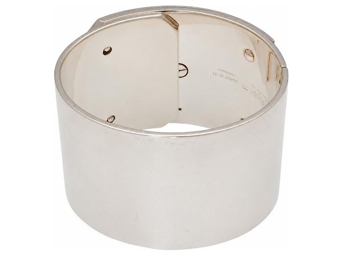 Hermès Kelly Manchette Grand Modèle Bracciale in Argento 925 - vista 3