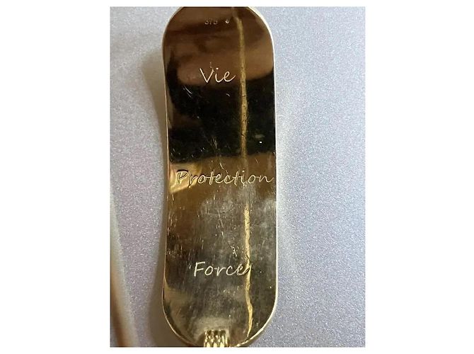 Autre Marque Feidt Paris Bracciale Scarabeo « Vie Protection Force » Oro Giallo 9k D'oro - vista 4