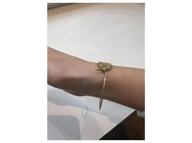 Autre Marque Feidt Paris Bracciale Scarabeo « Vie Protection Force » Oro Giallo 9k D'oro - vista 7
