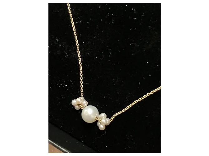 Autre Marque Sophie Bille Brahe Collar Orangerie de Perles Dorado - vista 12