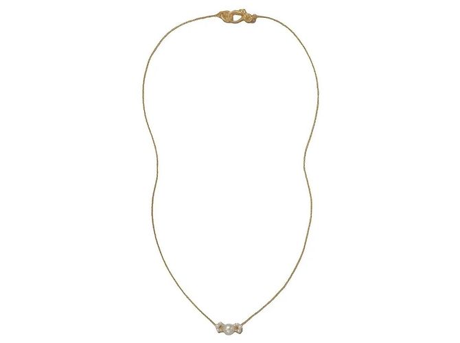 Autre Marque Sophie Bille Brahe Collar Orangerie de Perles Dorado - vista 2