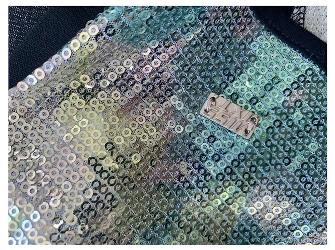 Miss Sixty Canotta con Paillettes Multicolore - vista 4