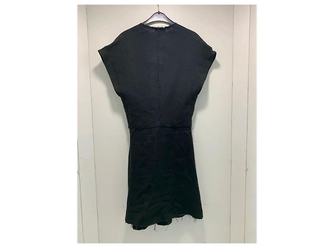Acne Studios Jessia Leinenkleid - Schwarz - Ansicht 2