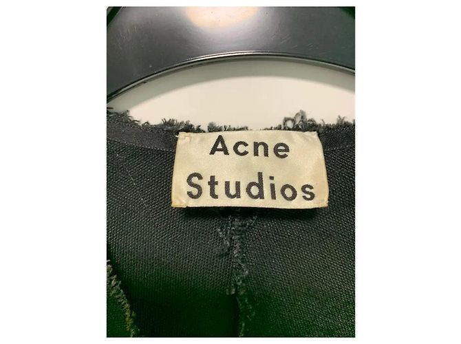 Acne Studios Jessia Leinenkleid - Schwarz - Ansicht 6