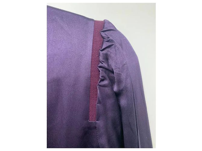 Camicia in seta viola Dolce & Gabbana Porpora - vista 5