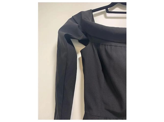 Preen by Thornton Bregazzi schulterfreies Midi-Kleid - Schwarz - Ansicht 2