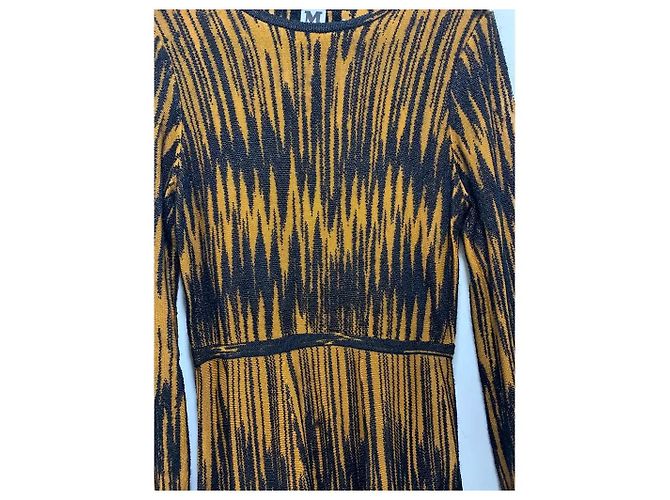 Abito lungo M Missoni stampa marrone e nero - vista 2