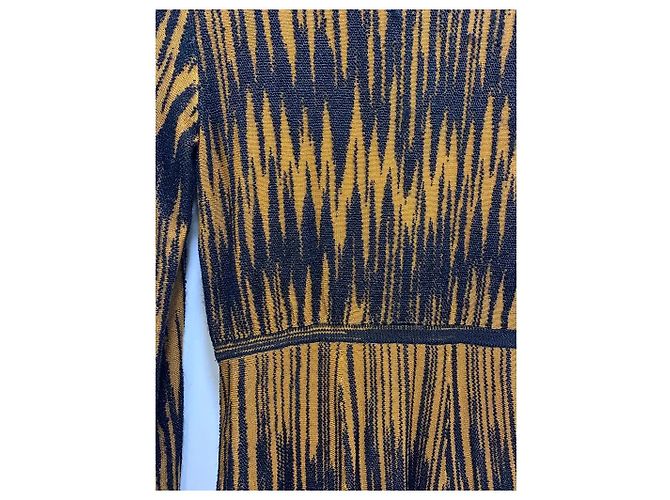 Abito lungo M Missoni stampa marrone e nero - vista 4