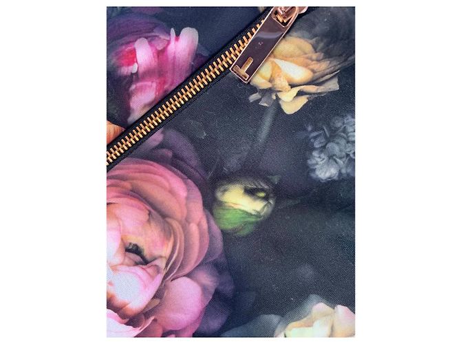 Ted Baker Midi-Kleid mit Blumenprint Braun Pink Mehrfarben Grün Lila - Ansicht 4