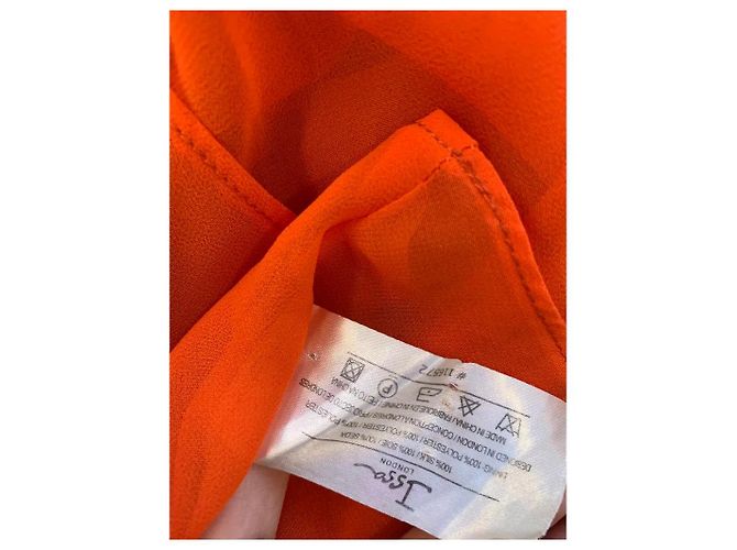 Autre Marque Issa London vestido de verano estampado Azul Naranja - vista 3