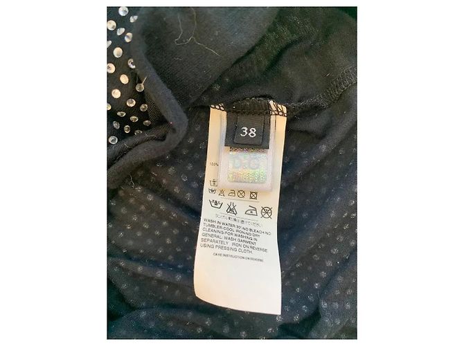Canotta Dolce & Gabbana D&G con strass Nero - vista 6