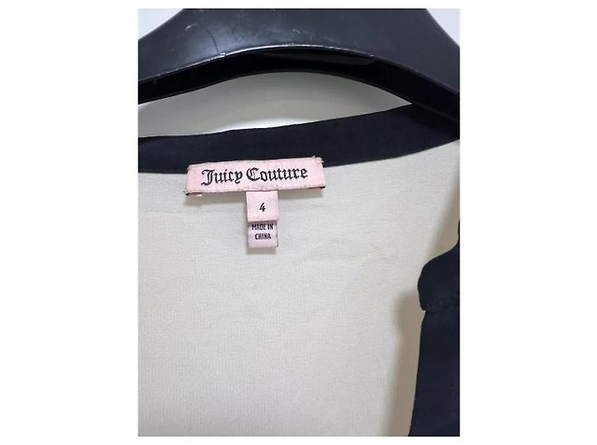 Juicy Couture Robe Tunique en Soie Imprimé Voiliers Blanc Bleu Multicolore - vue 5