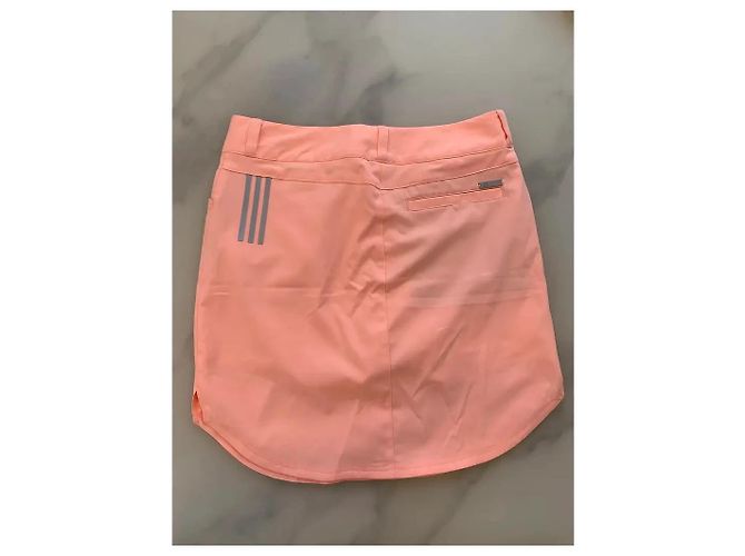 Falda de golf Adidas rosa para mujer Coral - vista 2