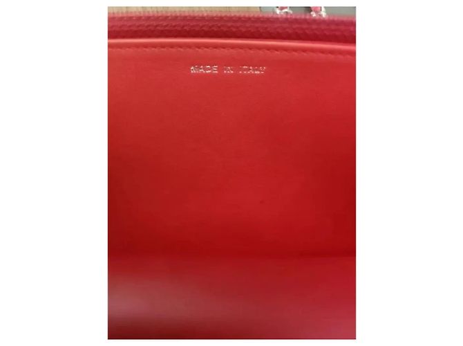 Chanel Camélia Wallet on Chain Portafoglio Rosso - vista 6