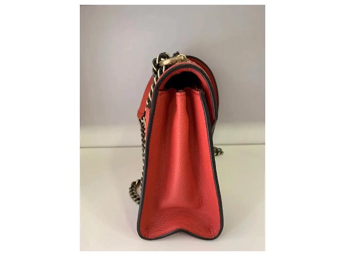 Michael Kors Whitney Borsa a tracolla in pelle e paglia - Rosso e Bianco Multicolore - vista 5