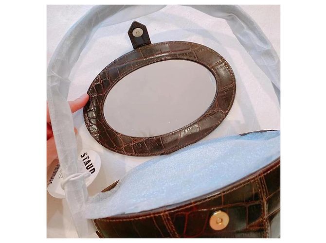 Staud Borsa Moreau in pelle Marrone - vista 2