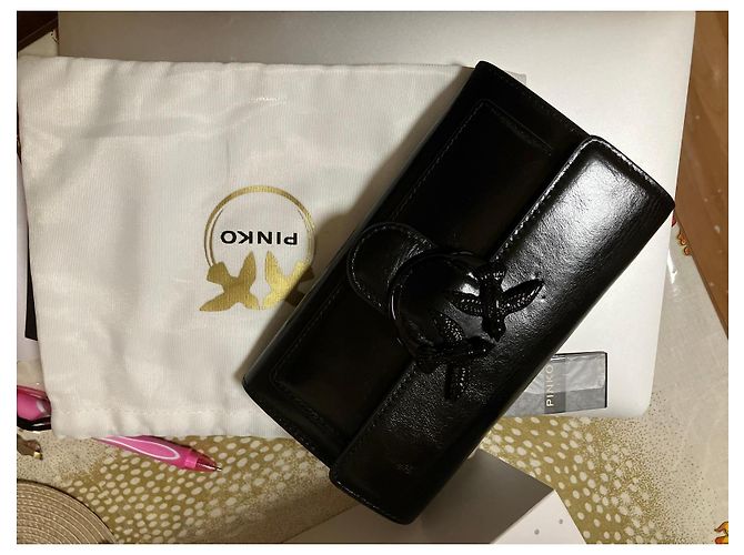 Pinko Love Birds Cartera con Cadena Negro - vista 12