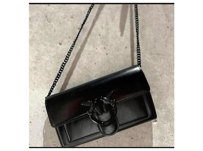 Pinko Love Birds Cartera con Cadena Negro - vista 2