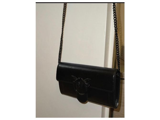 Pinko Love Birds Cartera con Cadena Negro - vista 9