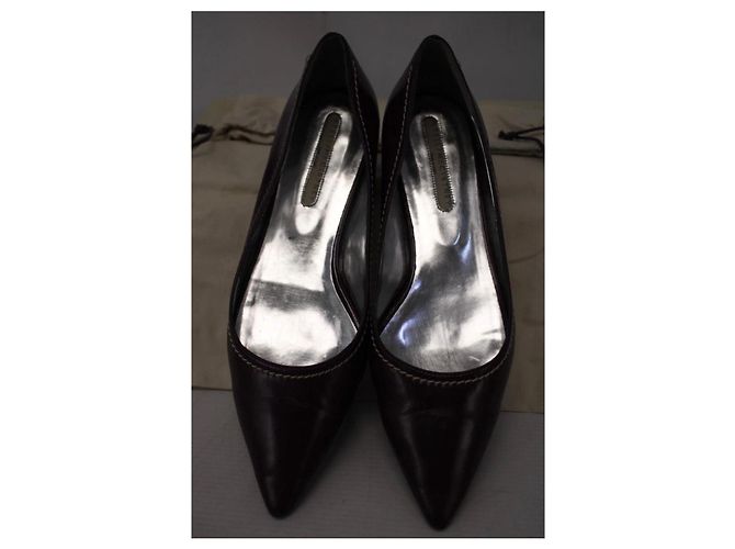 Stella Mc Cartney Stella McCartney Ballerine a punta in vernice viola Porpora - vista 5