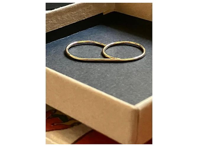 Autre Marque Atelier Paulin Anello Doppio in Oro 14k D'oro - vista 11