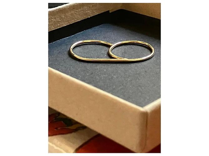 Autre Marque Atelier Paulin Anello Doppio in Oro 14k D'oro - vista 13
