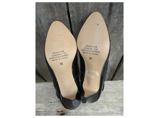 Autre Marque Décolleté Vintage Alvarim in vernice nera Nero - vista 5