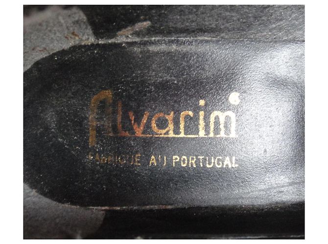 Autre Marque Décolleté Vintage Alvarim in vernice nera Nero - vista 6