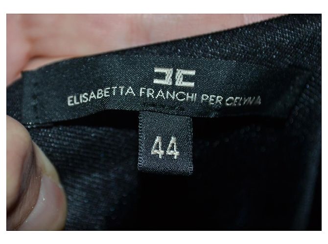 Elisabetta Franchi Mini Abito Monospalla Bronzo Marrone - vista 3