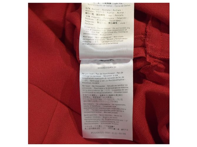 Vestido corto sin mangas de crepé RED Valentino con lazos Roja - vista 11